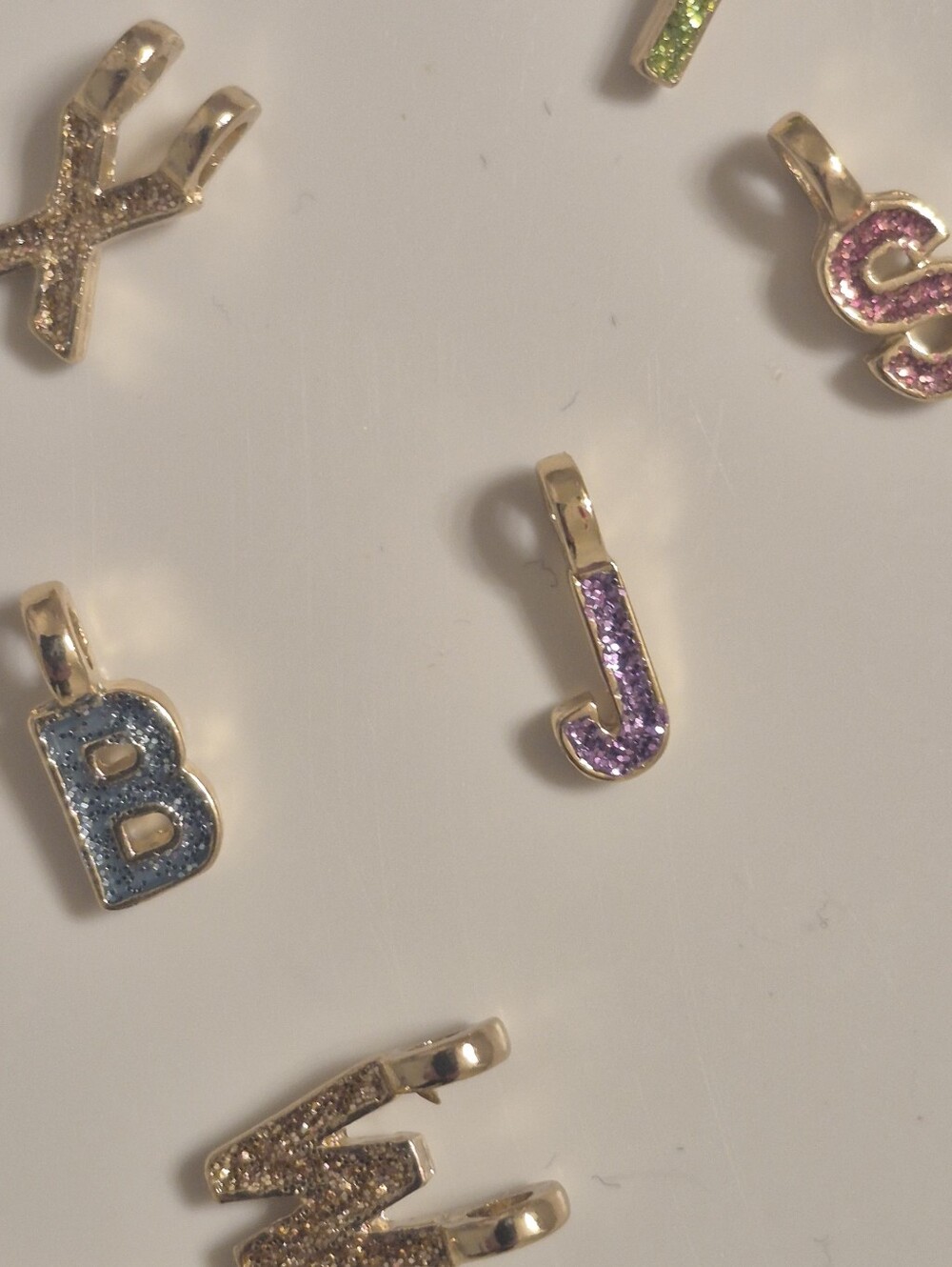 32 Letter Pendents